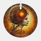 Erstellen Sie Ihre eigene Viktorianische Steampunk Ornament Aus Glas (Rückseite)