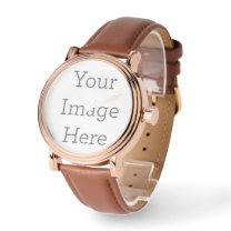 Erstellen Sie Ihre eigene Vintage Gold-Uhr Armbanduhr