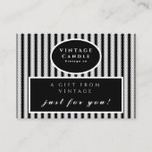 Erstellen Sie Ihre eigene Vintage Kerze dank Karte (Vorderseite)