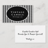 Erstellen Sie Ihre eigene Vintage Kerze Visitenkarte (Vorne/Hinten)