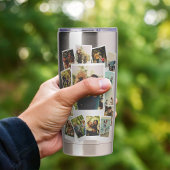 Erstellen Sie Ihre eigene Vintage Sofortfilmkollag Thermobecher