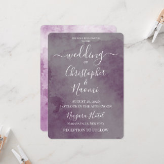 Erstellen Sie Ihre eigene Vintage-Textur-Hochzeit Einladung