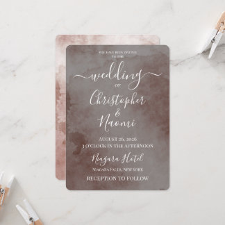 Erstellen Sie Ihre eigene Vintage-Textur-Hochzeit Einladung