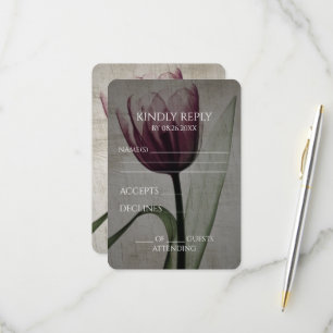 Erstellen Sie Ihre eigene Vintage X-Ray Tulip RSVP Karte