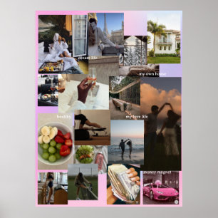 Erstellen Sie Ihre eigene Vision-Board-Bearbeitung Poster