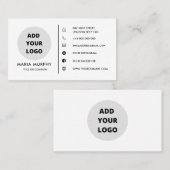 Erstellen Sie Ihre eigene Visitenkartenvorlage Visitenkarte (Vorne/Hinten)