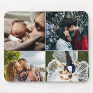Erstellen Sie Ihre eigene Vorlage für 4 FotoCollag Mousepad