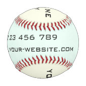 Erstellen Sie Ihre eigene Vorlage für das Baseball (Vorderseite)