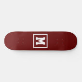 Erstellen Sie Ihre eigene Vorlage für Monogramme,  Skateboard (Horizontal)