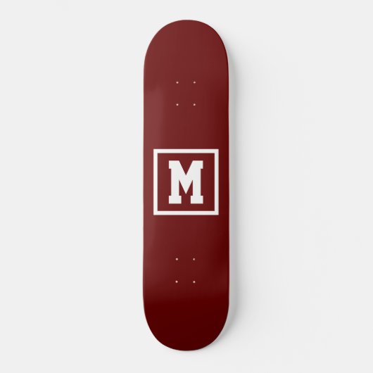 Erstellen Sie Ihre eigene Vorlage für Monogramme, Skateboard (Vorderseite)