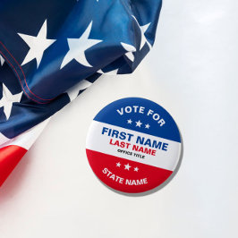 Erstellen Sie Ihre eigene Wahlkampagne Button