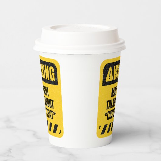 Erstellen Sie Ihre eigene Warnung! Mai beginnen, ü Pappbecher (Links)