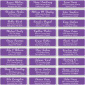 Erstellen Sie Ihre eigene Wedelgastadresse Royal L Aufkleber (Vorderseite)