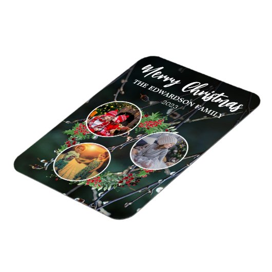 Erstellen Sie Ihre eigene Weihnachts-Familienkolle Magnet (Linke Seite)