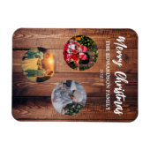 Erstellen Sie Ihre eigene Weihnachts-Familienkolle Magnet (Horizontal)