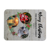 Erstellen Sie Ihre eigene Weihnachts-Familienkolle Magnet (Horizontal)