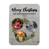 Erstellen Sie Ihre eigene Weihnachts-Familienkolle Magnet (Vertikal)