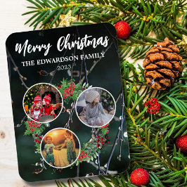 Erstellen Sie Ihre eigene Weihnachts-Familienkolle Magnet