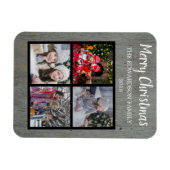 Erstellen Sie Ihre eigene Weihnachts-Familienkolle Magnet (Horizontal)