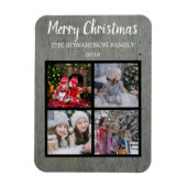 Erstellen Sie Ihre eigene Weihnachts-Familienkolle Magnet (Vertikal)