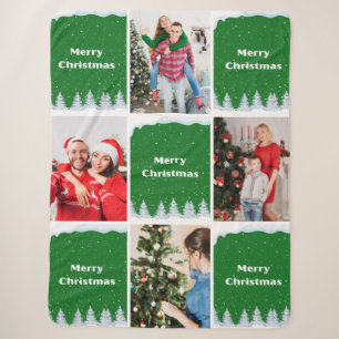 Erstellen Sie Ihre eigene Weihnachts-Foto-Collage Sherpadecke