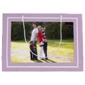 Erstellen Sie Ihre eigene Weihnachts-Lavendel Gesc Große Geschenktüte (Rückseite)