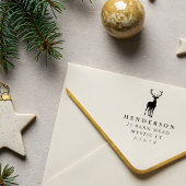 Erstellen Sie Ihre eigene Weihnachtsbaum-Familiena Gummistempel