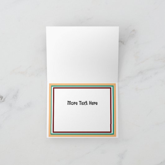 Erstellen Sie Ihre eigene Weihnachtseinladung Ankündigung (Innenseite)