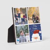 Erstellen Sie Ihre eigene Weihnachtsfotocollage Fotoplatte (Vorderseite)