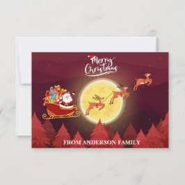 Erstellen Sie Ihre eigene Weihnachtskarte für Indi Dankeskarte