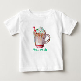 Erstellen Sie Ihre eigene Weihnachtsschokolade Baby T-shirt