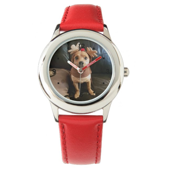 Erstellen Sie Ihre eigene Weihnachtsuhr Armbanduhr (Vorderseite)