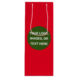 Erstellen Sie Ihre eigene Weihnachtswein Geschenkt Geschenktüte Für Weinflaschen