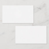 Erstellen Sie Ihre eigene weiße, 3.5" x 2.0"-Rufka Telefonnummerkarte (Vorne/Hinten)