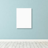 Erstellen Sie Ihre eigene weiße Farbe Leinwanddruck (Insitu (Holzboden))