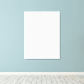 Erstellen Sie Ihre eigene weiße Farbe Leinwanddruck (Insitu (Holzboden))