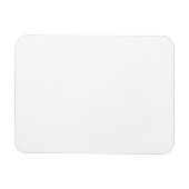 Erstellen Sie Ihre eigene weiße Farbe Magnet (Horizontal)