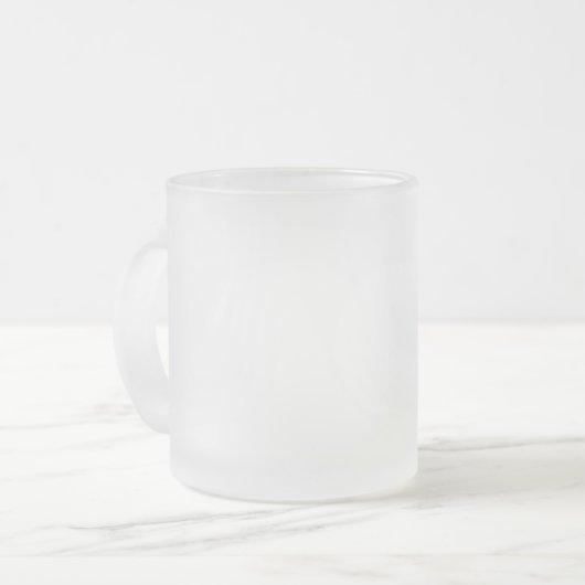 Erstellen Sie Ihre eigene weiße Farbe Mattglastasse (Vorderseite Links)