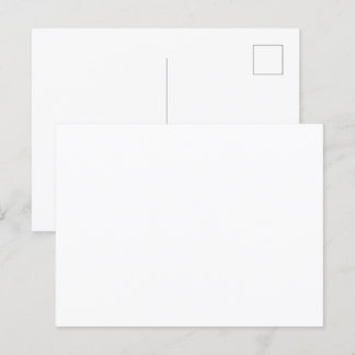 Erstellen Sie Ihre eigene weiße Farbe Postkarte