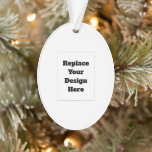Erstellen Sie Ihre eigene weiße Ornament