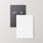 Erstellen Sie Ihre eigene weiße personalisierbare Button (Vorderseite/Rückseite)