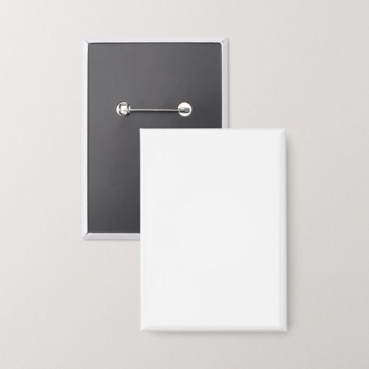 Erstellen Sie Ihre eigene weiße personalisierbare Button (Vorderseite/Rückseite)