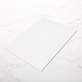 Erstellen Sie Ihre eigene weiße personalisierbare Folieneinladung (Gedreht)