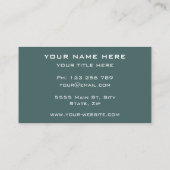 Erstellen Sie Ihre eigene Werbegeschenkkarte Visitenkarte (Rückseite)