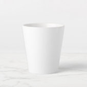 Erstellen Sie Ihre eigene White Custom Latte Tasse (Vorderseite)