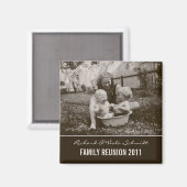 Erstellen Sie Ihre eigene Wiedersehen im Vintagen Magnet (Vorderseite/Rückseite)