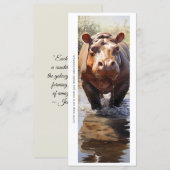 Erstellen Sie Ihre eigene wilde Hippopotamus-Lesez (Vorne/Hinten)