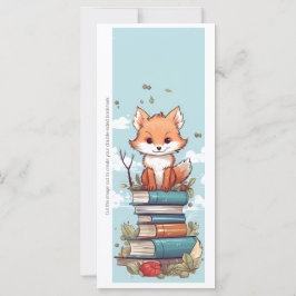 Erstellen Sie Ihre eigene Wiley Red Fox Lesezeiche