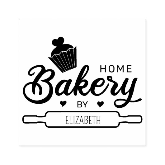 Erstellen Sie Ihre eigene Zuhause-Bäckerei Gummistempel (Prägung)