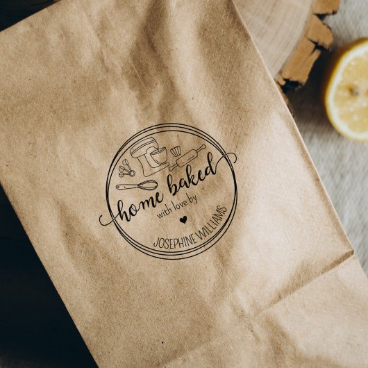 Erstellen Sie Ihre eigene Zuhause, gebacken mit Li Gummistempel